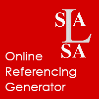 SLASA Online Referencing Generator
